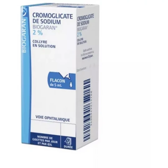Biogaran Cromoglicate de Sodium 2% 5 ml