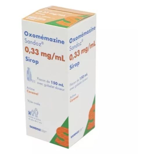 Sandoz Oxomémazine 0,33 mg/ml Sirop 150 ml