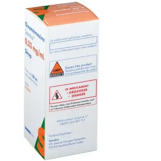 Sandoz Oxomémazine 0,33 mg/ml Sirop 150 ml - image 2