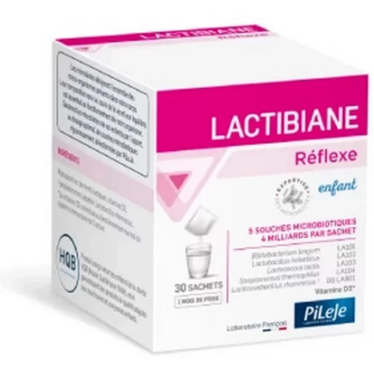 PiLeJe Lactibiane Réflexe Enfant Sachets