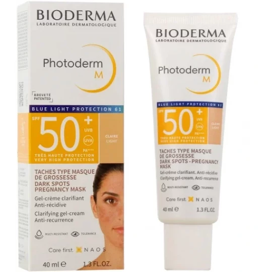 Bioderma Photoderm M Gel-crème Teinte Claire SPF50+ 40 ml