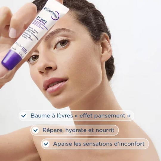 Bioderma Cicabio Lip Repair Baume à Lèvres Réparateur 10 ml - image 3