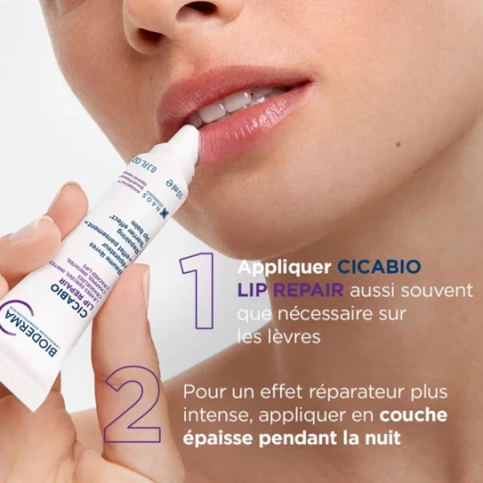 Bioderma Cicabio Lip Repair Baume à Lèvres Réparateur 10 ml - image 9