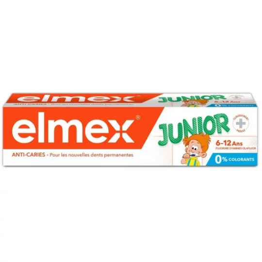 Elmex Dentifrice Junior 6 - 12 ans 75 ml