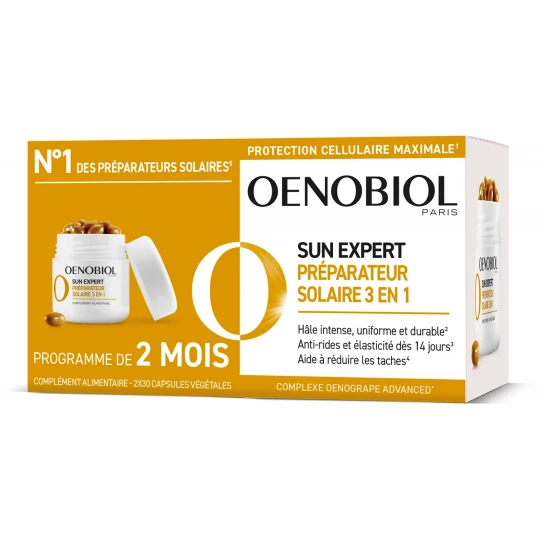 Oenobiol Sun Expert Préparateur Solaire 3 en 1