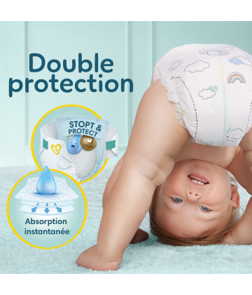 Pampers Premium Protection Taille 5 Couches 11 à 16 kg x 76