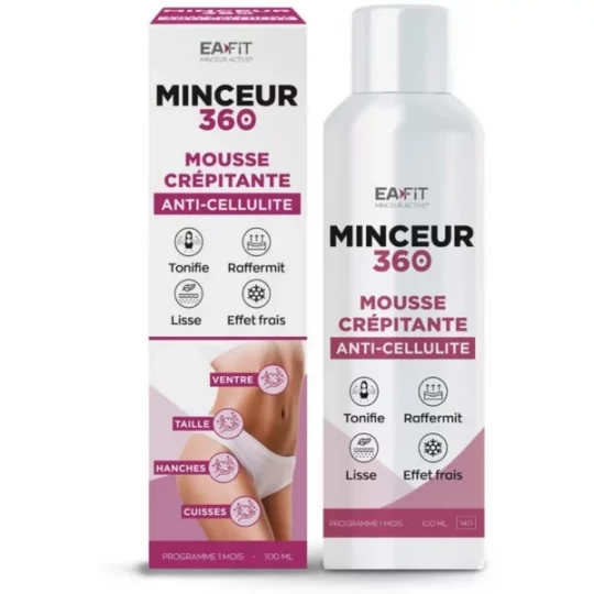 Eafit Minceur 360 Mousse Crépitante Anti-Cellulite 100 ml