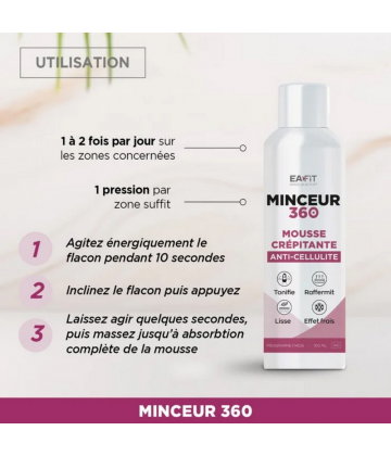 Eafit Minceur 360 Mousse Crépitante Anti-Cellulite 100 ml