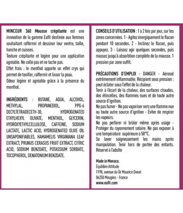 Eafit Minceur 360 Mousse Crépitante Anti-Cellulite 100 ml