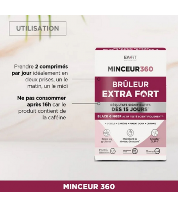 Eafit Minceur 360 Brûleur Extra Fort Comprimés x 60