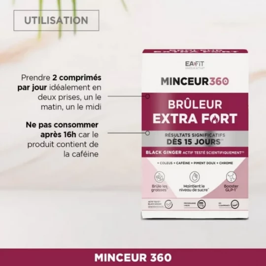 Eafit Minceur 360 Brûleur Extra Fort Comprimés x 60 - image 5
