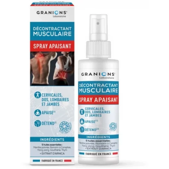 Granions Décontractant Musculaire Spray Apaisant 10 ml