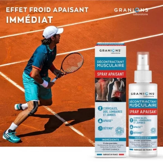 Granions Décontractant Musculaire Spray Apaisant 10 ml - image 4