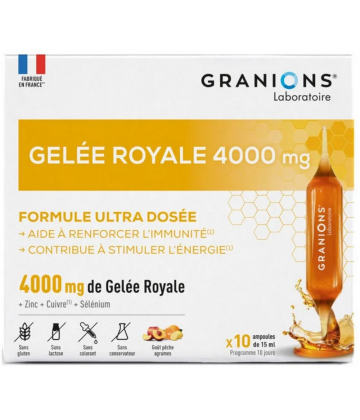 Granions Gelée Royale 4000 mg Ampoules x 10