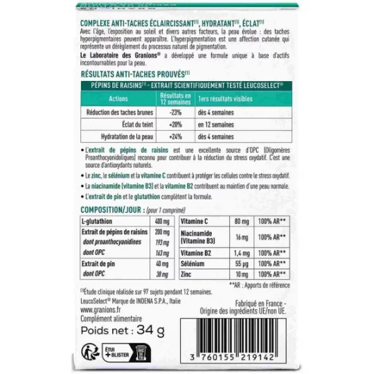 Granions Complexe Anti-Taches Comprimés x 30 - image 12
