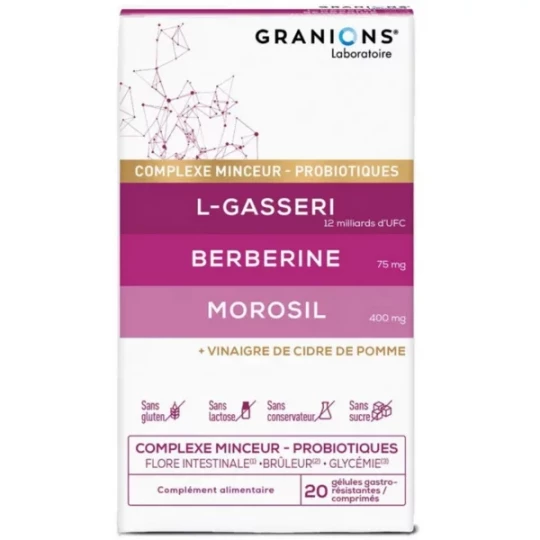 Granions Complexe Minceur ProBiotiques Gélules x 20 + Comprimés x 20