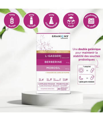 Granions Complexe Minceur ProBiotiques Gélules x 20 + Comprimés x 20