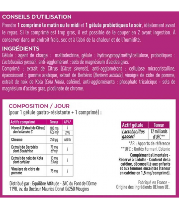 Granions Complexe Minceur ProBiotiques Gélules x 20 + Comprimés x 20