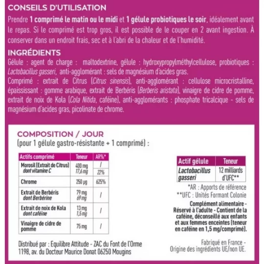 Granions Complexe Minceur ProBiotiques Gélules x 20 + Comprimés x 20 - image 7