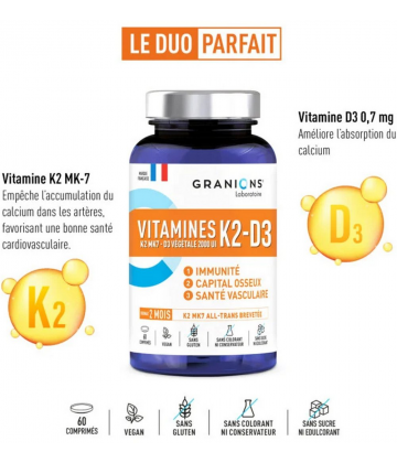 Granions Vitamine K2-D3 Comprimés x 60