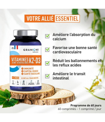 Granions Vitamine K2-D3 Comprimés x 60