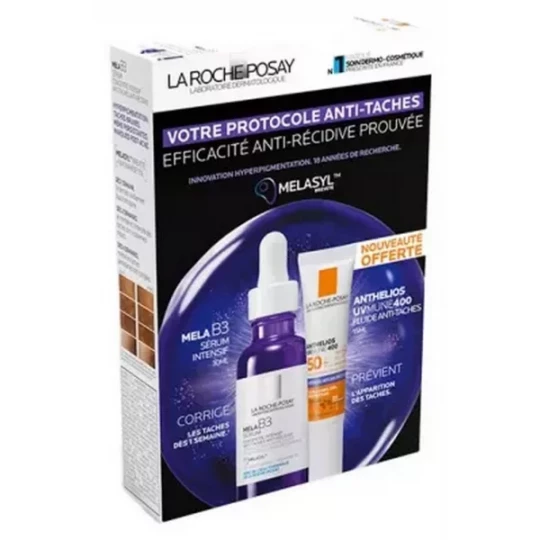 La Roche-Posay Coffret MELA B3 Sérum 30 ml + Anthelios UVMune 400 Fluide SPF50+ 15 ml Offert
