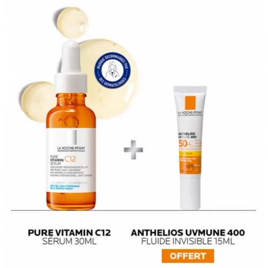 La Roche-Posay Pure Vitamin C12 Sérum 30 ml + Anthelios UVMUNE 400 SPF50+ 15 ml Offert - image 5