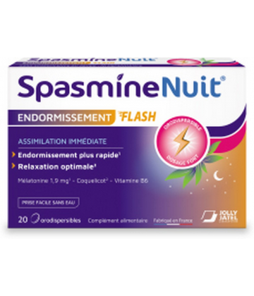 SpasmineNuit Endormissement Flash Comprimés x 20