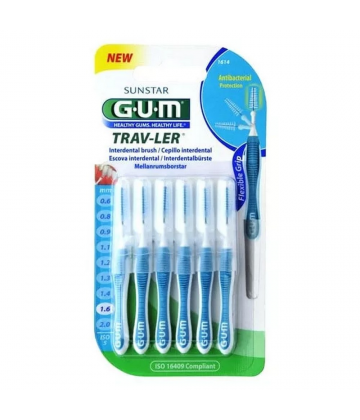 GUM Trav-ler Brossettes Interdentaires x 6