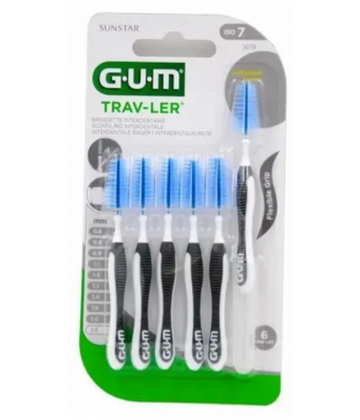 GUM Trav-ler Brossettes Interdentaires x 6