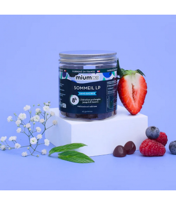 Mium Lab Sommeil Libération Prolongée Sans Sucres Gommes x 42