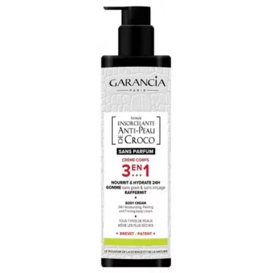 Garancia Formule Ensorcelante Anti-Peau de Croco Sans  Parfum Crème Corps 3 en 1 400 ml