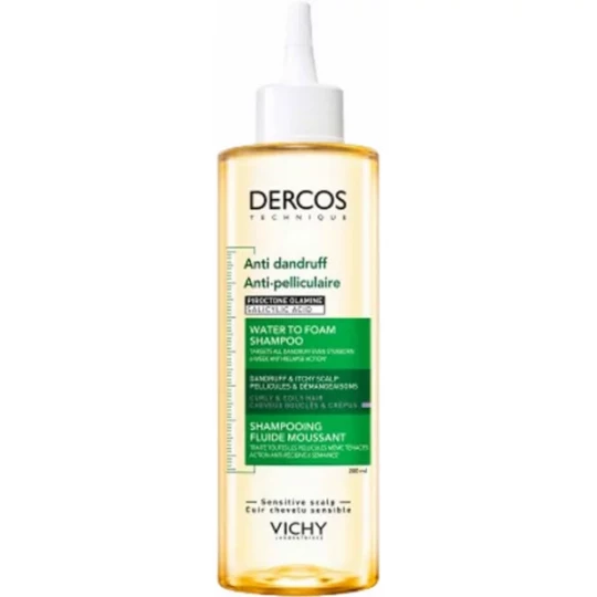 Vichy Dercos Anti-Pelliculaire Shampooing Fluide Moussant 200 ml