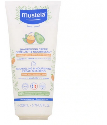 Mustela Shampooing Crème Démêlant & Nourrissant 200 ml