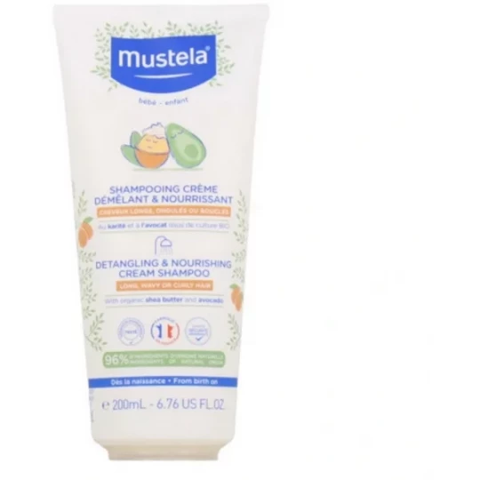 Mustela Shampooing Crème Démêlant & Nourrissant 200 ml