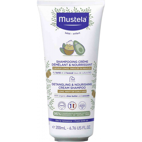 Mustela Shampooing Crème Démêlant & Nourrissant 200 ml