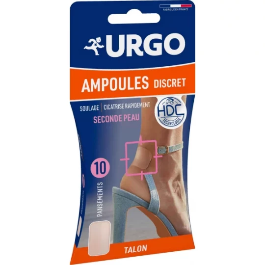Urgo Pansements Ampoules Ultra Discrets Talon x 10