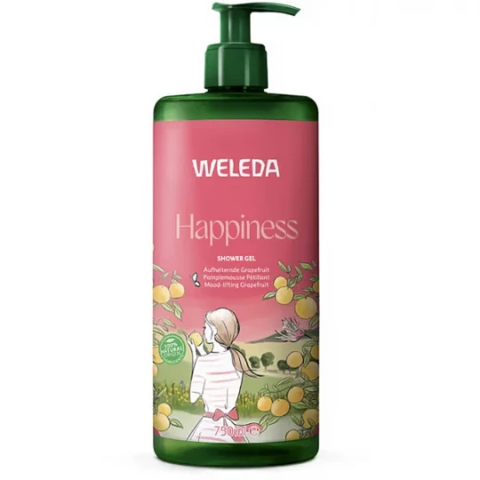 Weleda Happiness Gel Douche Pamplemousse Pétillant 750 ml