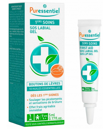 Puressentiel SOS Labial aux 10 Huiles Essentielles 5 ml