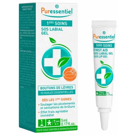 Puressentiel SOS Labial aux 10 Huiles Essentielles 5 ml