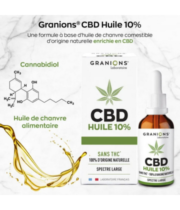 Granions Huile CBD 10% 10 ml