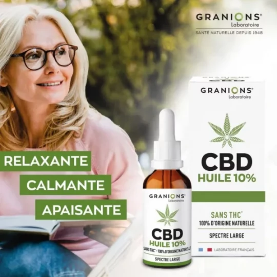 Granions Huile CBD 10% 10 ml - image 5