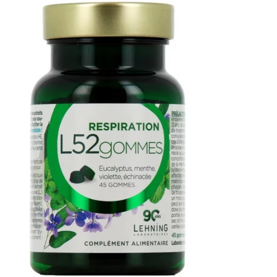 Lehning n°52 Respiration Gommes