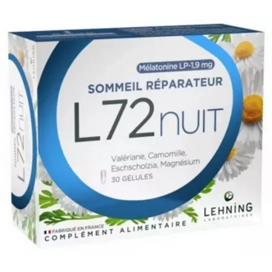 Lehning N°72 Nuit Gélules x 30