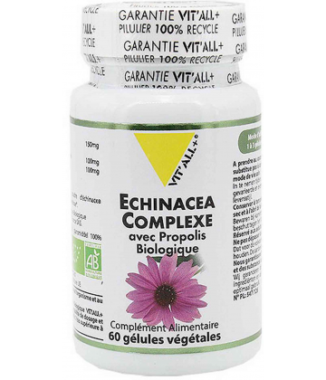 VIT'ALL+ Echinacea Complexe Bio Gélules Végétales x 30