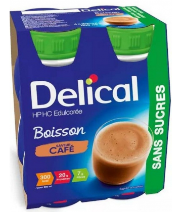 Delical Boisson HP/HC Édulcorée 4 x 200 ml