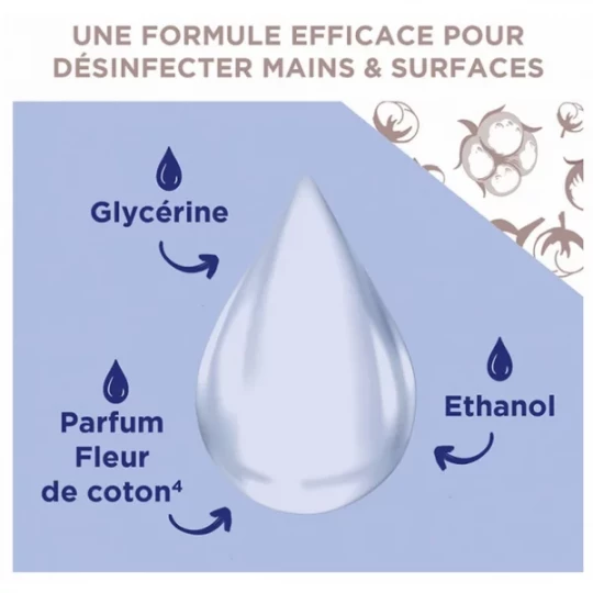 Baccide Spray Anti-Viral Désinfectant Fleur de Coton 100 ml - image 5