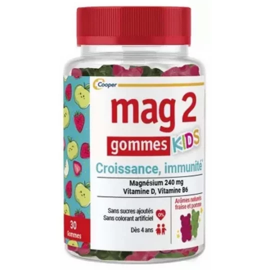Mag 2 Kids Croissance et Immunité Gommes x 30