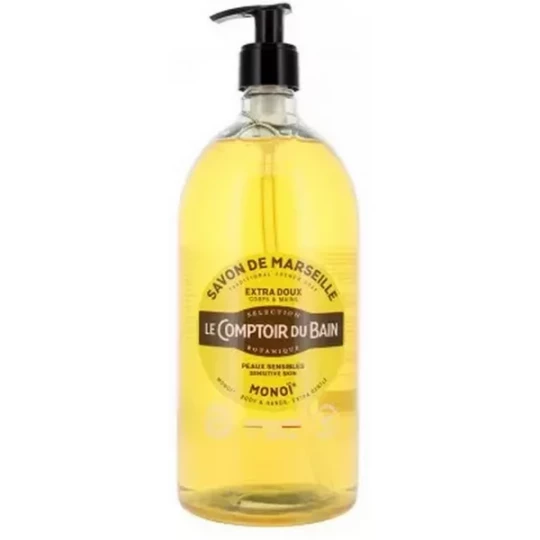 Le Comptoir du Bain Savon de Marseille Monoï 1 L