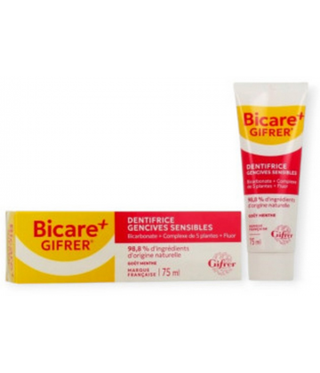 Gifrer Bicare Plus Dentifrice Gencives Sensibles 75 ml